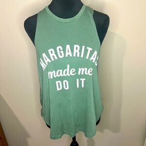 Fifth Sun “Margaritas Made Me Do It” Racerback Tank Top